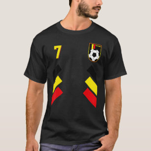 Retro 7 Belgiska fotbollsskåpet Belgien Fl T Shirt