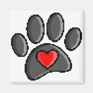 Retro 80-bitars videospel 8-bitars Pixel Art Tass  Magnet