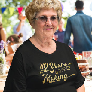 Retro 80: e födelsedagen 80 år i Skapar T Shirt