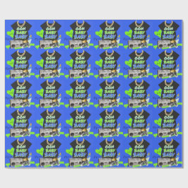 Retro 80:s/90:s Hip hop Baby Shower  Presentpapper