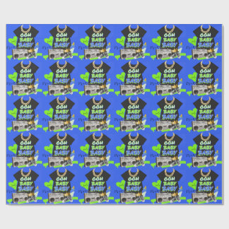 Retro 80:s/90:s Hip hop Baby Shower Presentpapper
