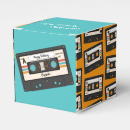 Retro 80:s 90-tums kassettbandssimulator-Födelseda Presentaskar