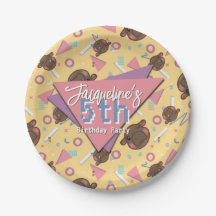 Retro 80:s Gult Baby Hippo Birthday