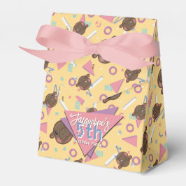 Retro 80:s Gult Baby Hippo Birthday Presentaskar