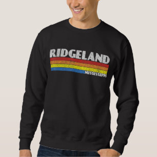 Retro 80 s Mississippi MS Souvenir Ridgeland Lång Ärmad Tröja