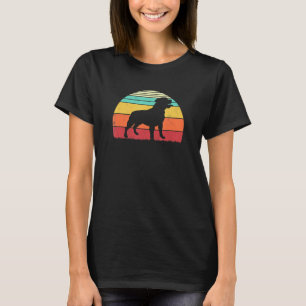 Retro 80 s Pitbull Hund älskare T Shirt