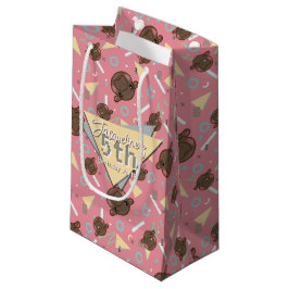 Retro 80:s Rosa Baby Hippo Birthday