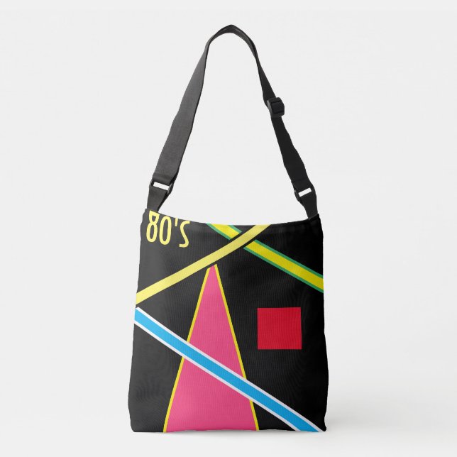 Retro 80:s Stil skuldersäck Axelväska (Framsida)