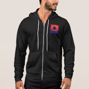 Retro 80-tal Solnedgång Palmträd Synthwave Konst T Shirt