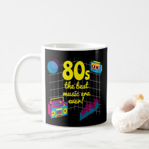 Retro 80-talet: den bästa musiktidsåldern någonsin kaffemugg
