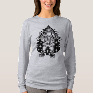 Retro 80-talet Inspired Jultomten T Shirt