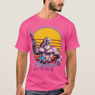 Retro 80-talet Zeus grekiska mythology God Retrowa T Shirt