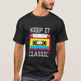 Retro 80-talets 90-sekundersfärgad Audio - multifä T Shirt