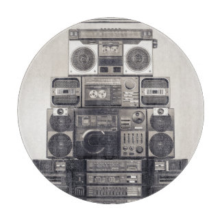 Retro 80-talets kassettbandspelare Mönster.