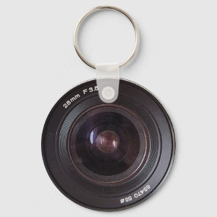 Retro 80-talkamera Lens på en nyckelring