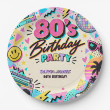 Retro 80-tals födelsedagsfest