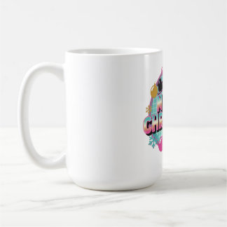 Retro 80-tals God Jul-grafik Kaffemugg