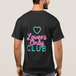 Retro 80-tals neon-älskare endast klubbestetik hjä t shirt
