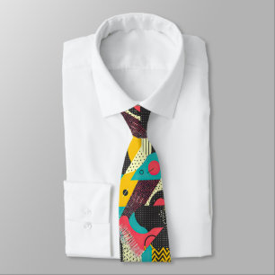 Retro 80-tals skräddarsydd slips – Elegant mode