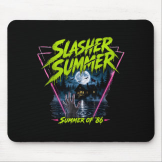 Retro 80-tals sommar Halloween rolig slasher somma Musmatta