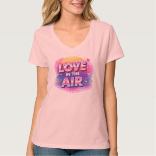 Retro 80-tals T-shirt för Alla Hjärtans Dag med Lo