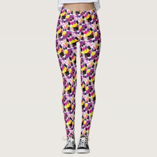 Retro 80-talsestetik leggings