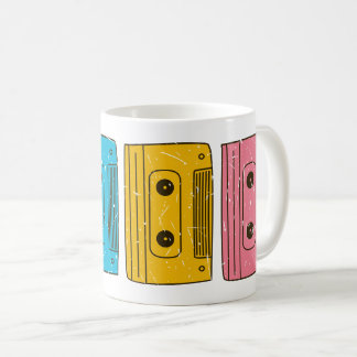 Retro 80-talskassettbandsblandning Bandnostalgia G Kaffemugg
