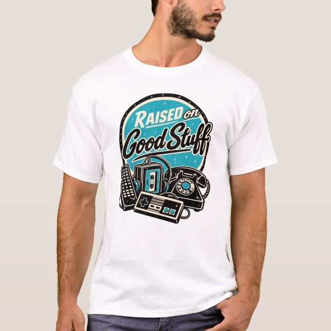 Retro 80s 90s Nostalgia Shirt T (Framsida)