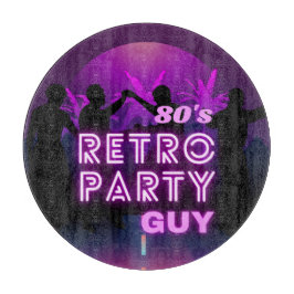 Retro 80s Disco Dance Party Neon Lila Funky