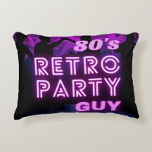 Retro 80s Disco Dance Party Neon Lila Funky