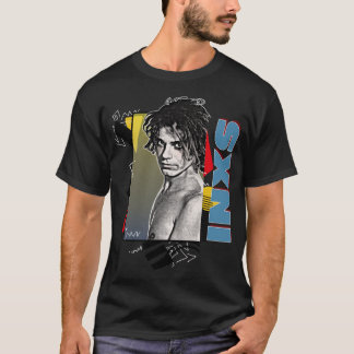 Retro 80s-formaterad INXS T Shirt