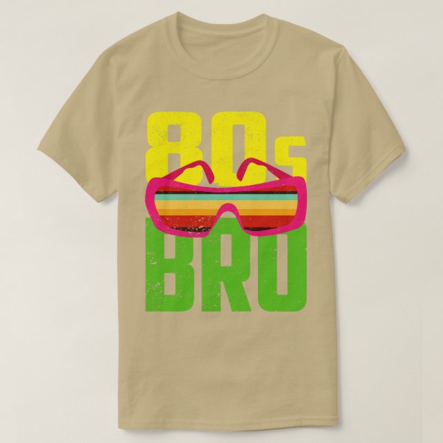 Retro 80s Generation 80s Bro 80s Älskare 80s T Shirt (Design framsida)
