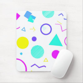 Retro 80s Memphis Geometric Pattern Musmatta