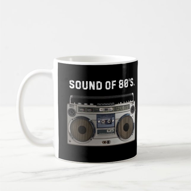 Retro 80s Music Mug Kaffemugg (Vänster)
