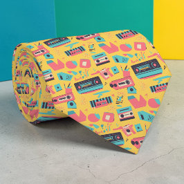 Retro 80s Pop Culture Custom Necktie Slips