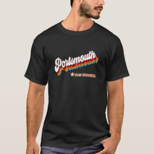 Retro 80s Portsmouth New Hampshire Nh T Shirt