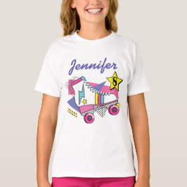 Retro 80's Roller Skate Party Birthday T Shirt