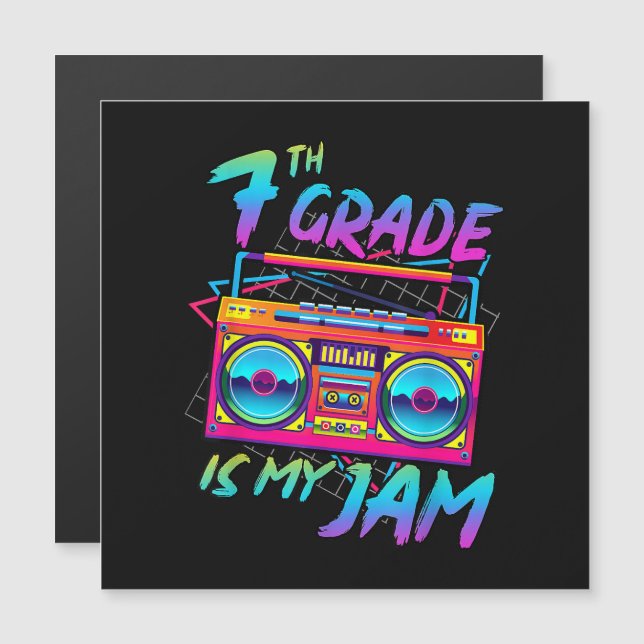 Retro 80s Sjunde Klass Är Min Grej Tillbaka Till S (Fram/baksida)