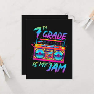 Retro 80s Sjunde Klass Är Min Grej Tillbaka Till S Inbjudningar