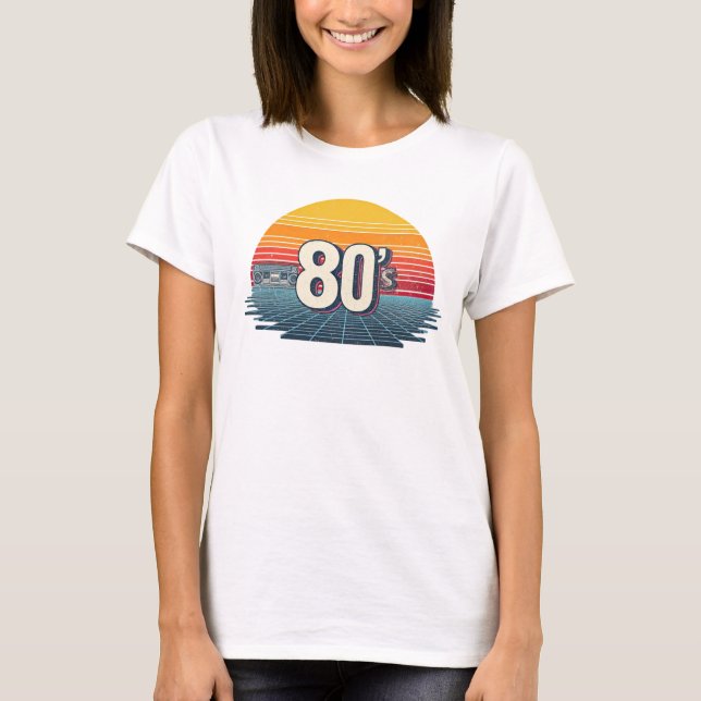 Retro 80s t shirt (Framsida)