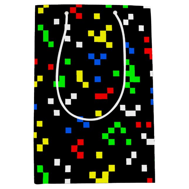Retro 8-bitars videospelsgrafik Mönster (Framsidan)