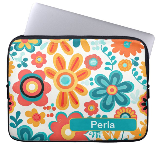 Retro 8 laptop fodral (Framsidan)