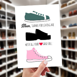 Retro 90:s Shoes Throwback Mors dag Kort