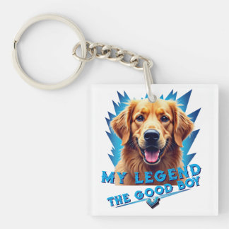 Retro 90-tal Golden Retriever Maskot Anpassade Gåv