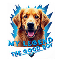 Retro 90-tal Golden Retriever Maskot Anpassade Gåv