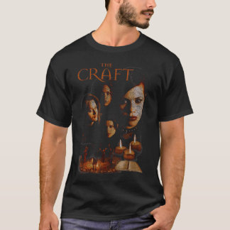 Retro 90-tal Sepia i Distressed-stil T Shirt
