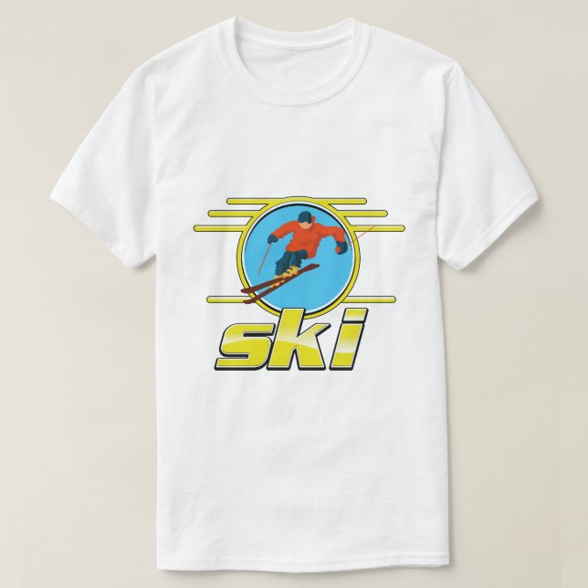 Retro 90-tal skollogo t shirt (Design framsida)