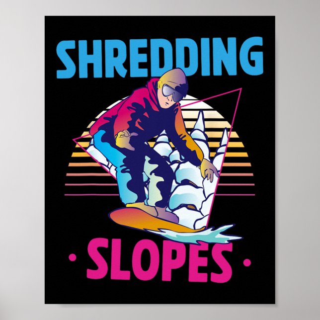 Retro 90-talets, 80-tal, snurrande kort poster (Framsidan)