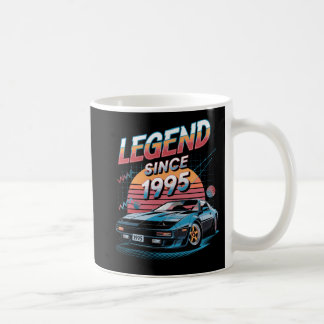 Retro 90-talets sportbil - förklaring sedan 1995 kaffemugg