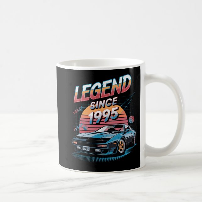 Retro 90-talets sportbil - förklaring sedan 1995 kaffemugg (Höger)